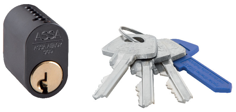 CYLINDER 1201 OVAL ENKEL - ASSA