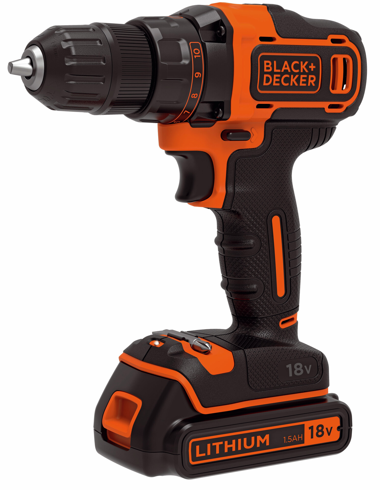 BORRSKRUVDRAGARE BDCDD186KB 18V 2G 2X1.5AH 400MA - Black&Decker