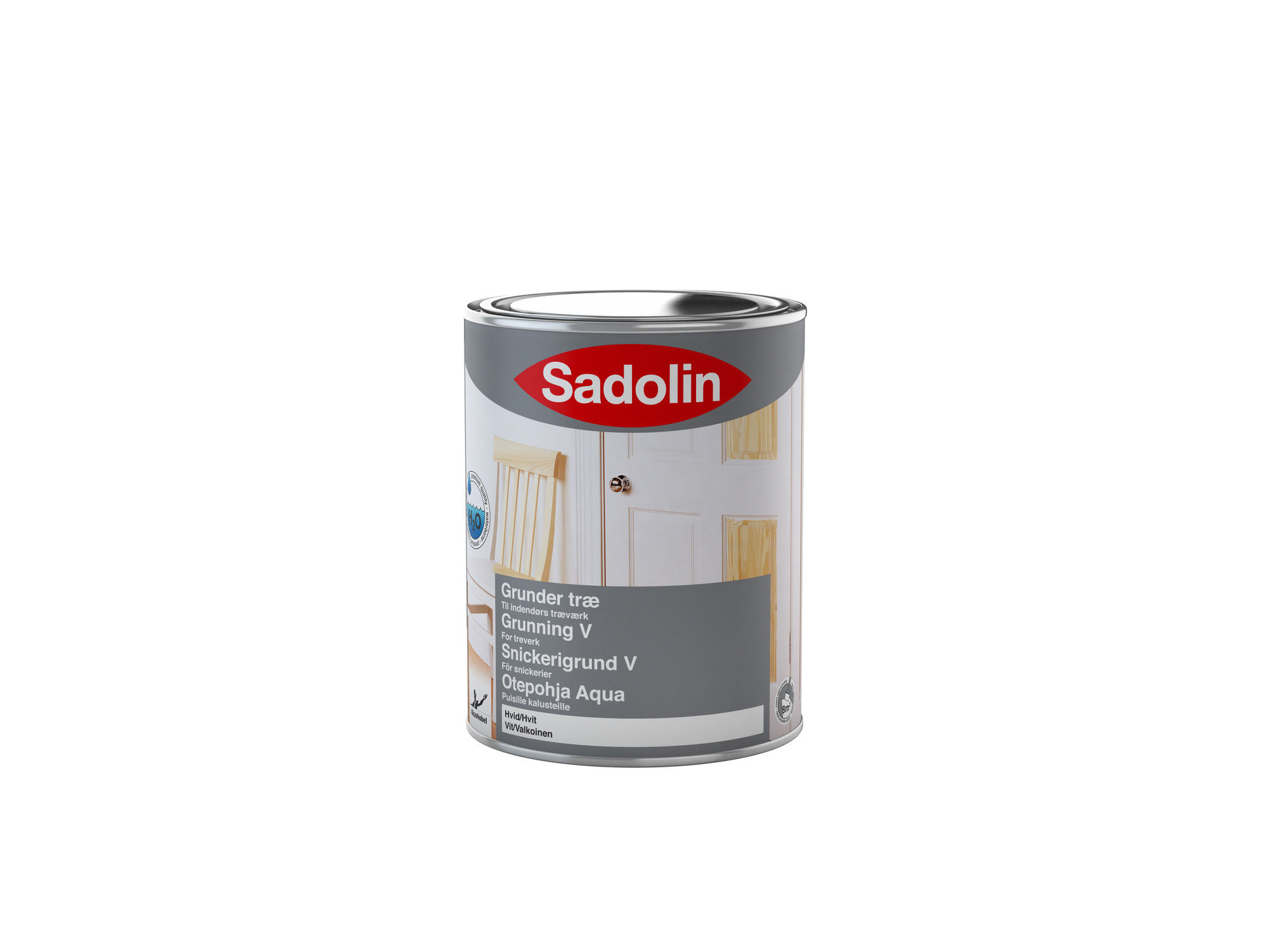 GRUNDFÄRG SNICKERIGRUND VIT BW SADOLIN INOMHUS - Sadolin