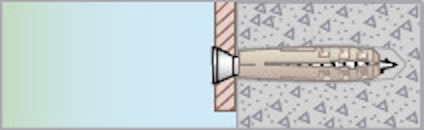 Diagram som visar ljudöverföring genom en vägg, med pilar som indikerar riktning.