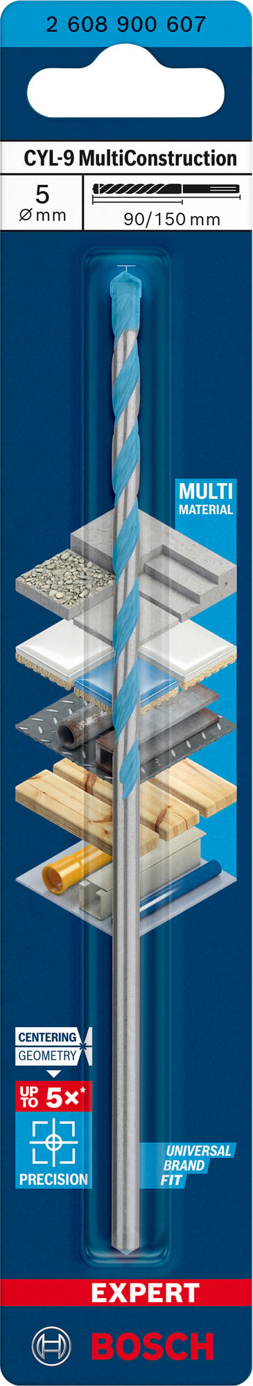BORR CYL MULTICONSTRUCTION 5X150MM - Bosch