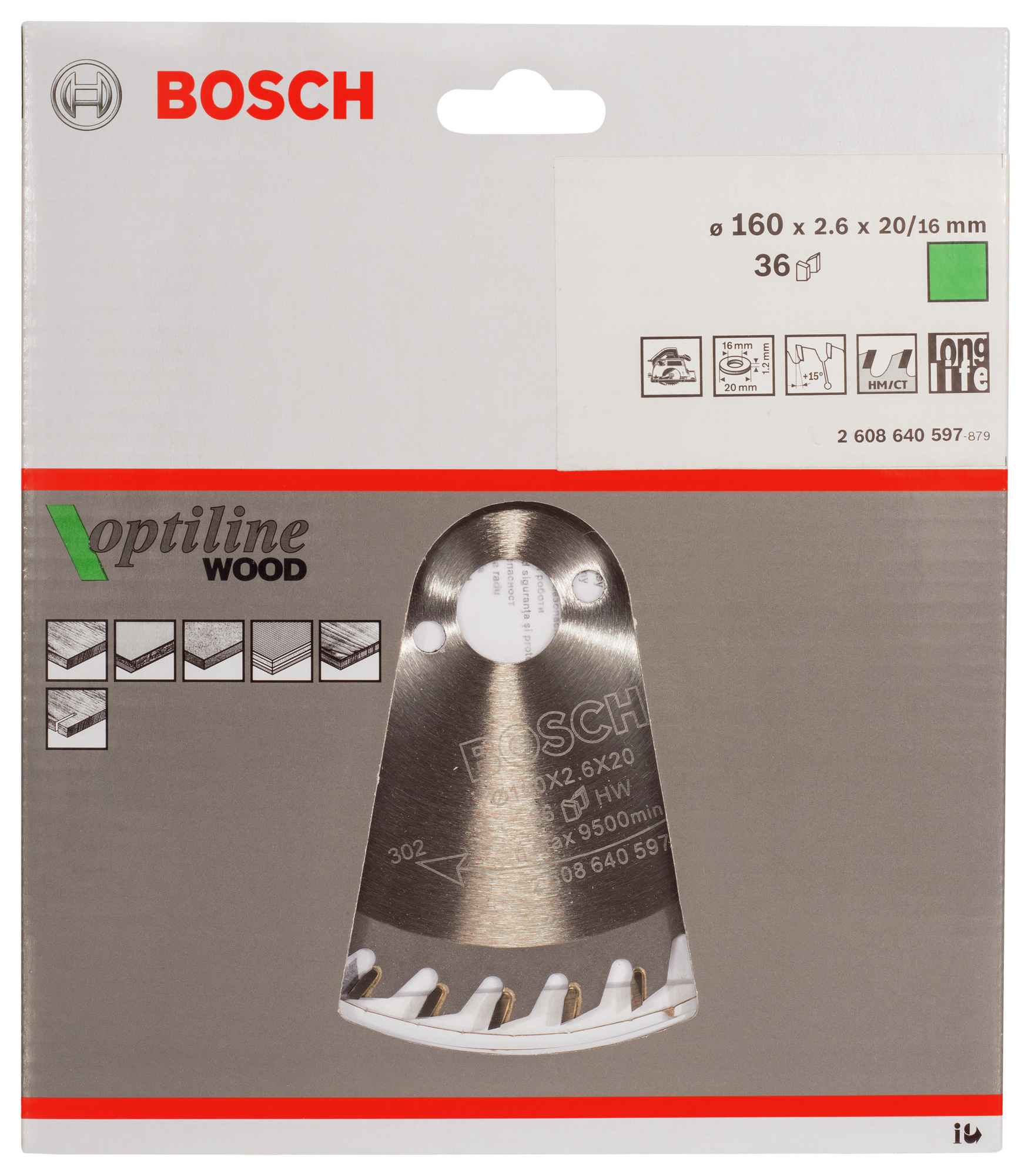 CIRKELSÅGKLINGA BOSCH OPTILINE WOOD - Bosch