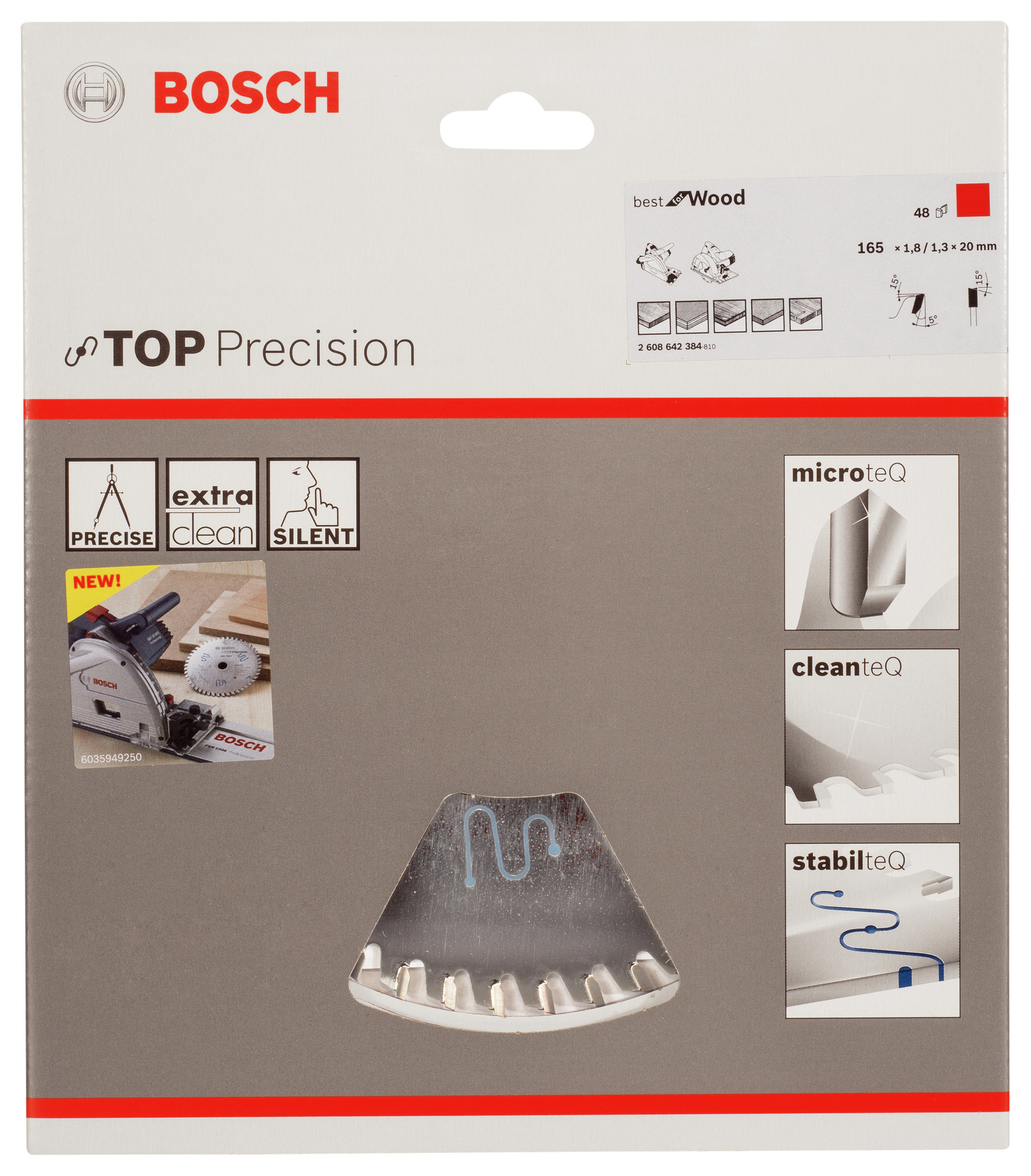 CIRKELSÅGKLINGA BOSCH TOP PRECISION BEST FOR WOOD - Bosch