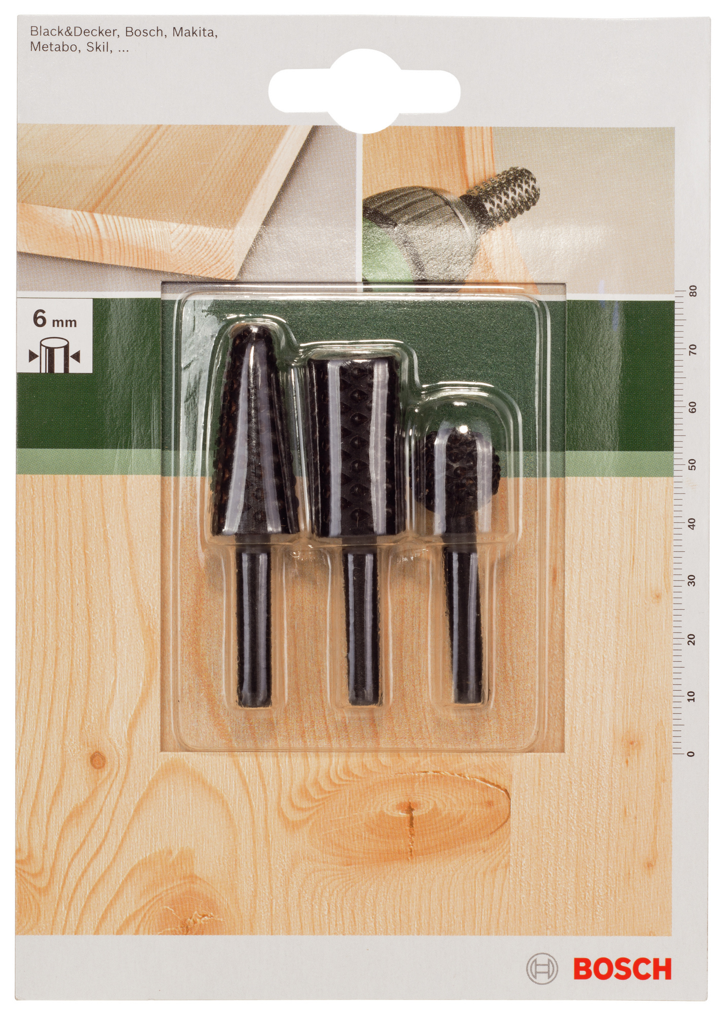 RASPSET TRÄ 16-16-16-7X61MM 3ST - Bosch