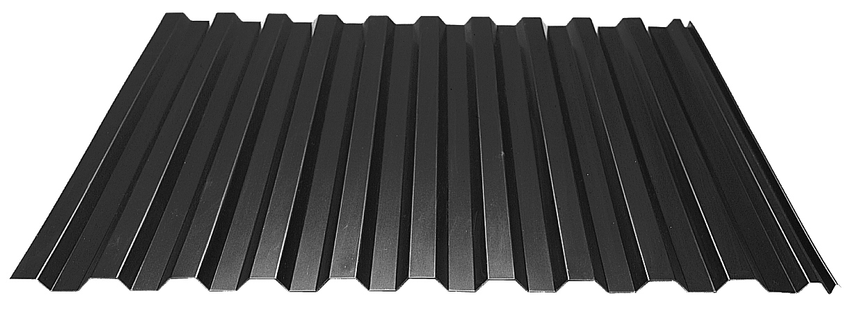 TAKPLÅT 20-105 EKONOMI SVART 76001 HC25 L=3000MM - Plannja