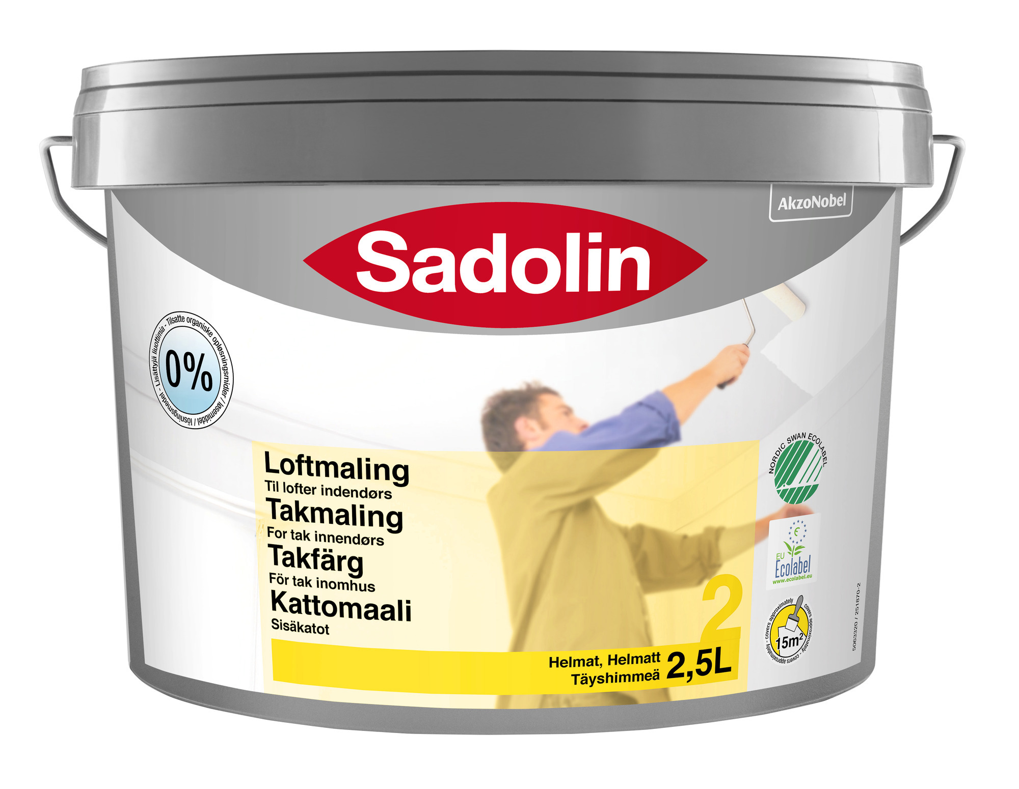 TAKFÄRG VIT SADOLIN INOMHUS - Sadolin