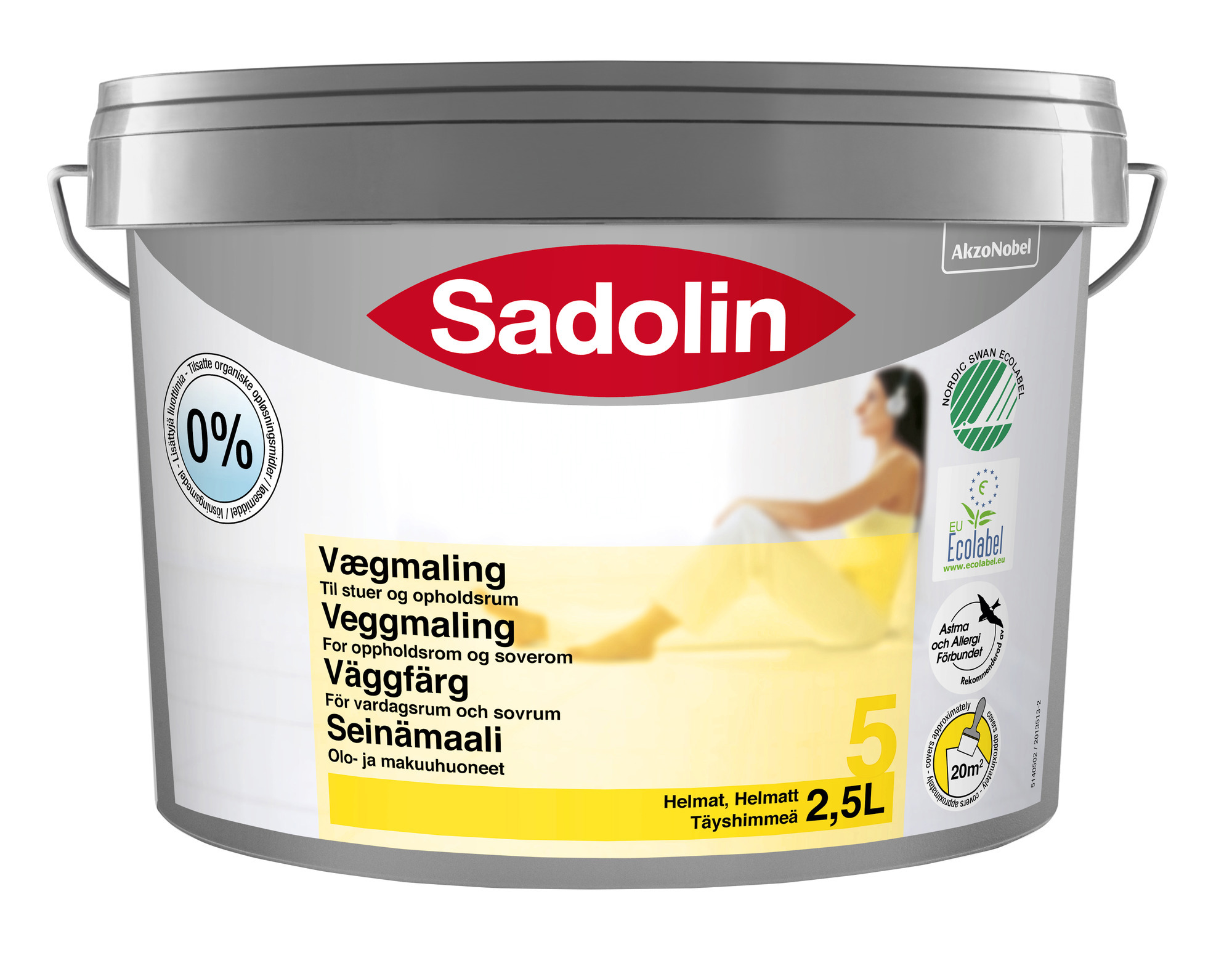 VÄGGFÄRG HELMATT BW SADOLIN INOMHUS  - Sadolin