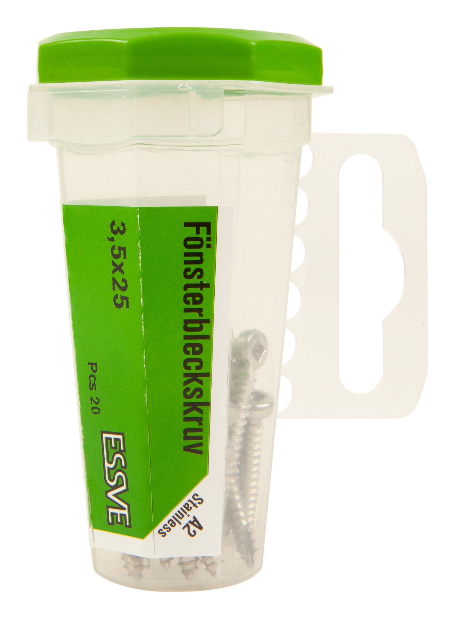 BLECKSKRUV A2 VIT 3,5X25 20ST UTG - ESSVE