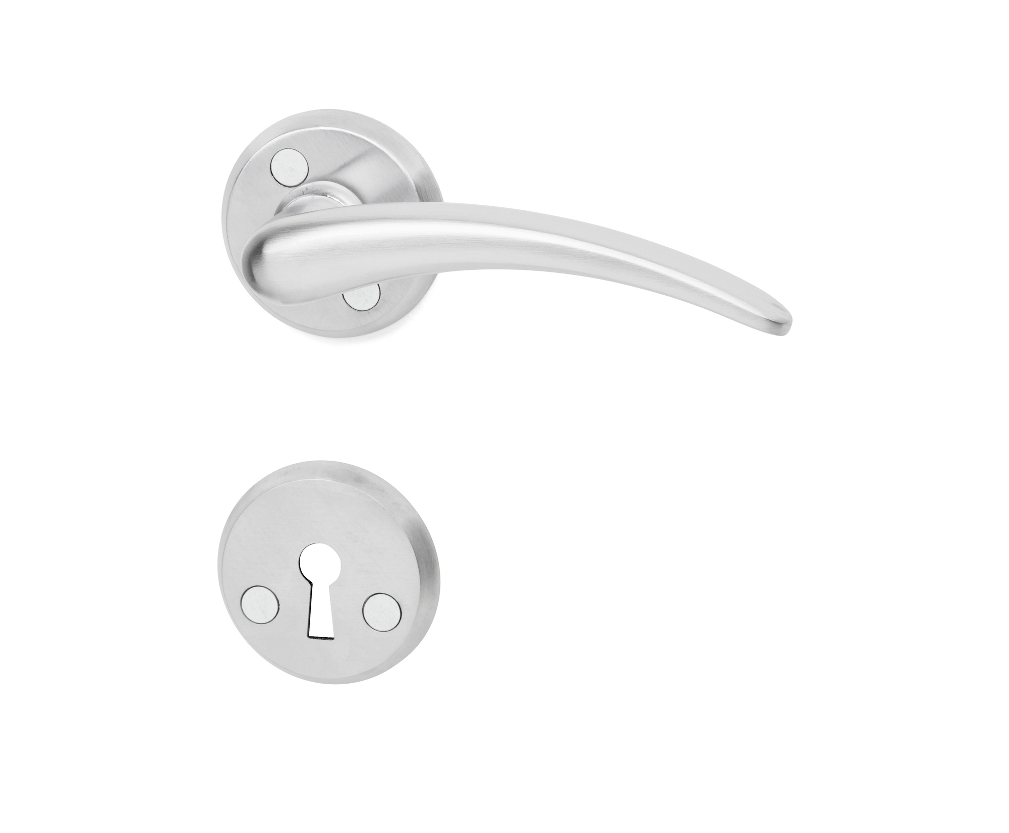 DÖRRHANDTAG VALENCIA B KROM MED NYCKELSKYLT SB - Habo