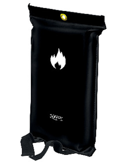 BRANDFILT SVART 120X180 CM HOUSEGARD