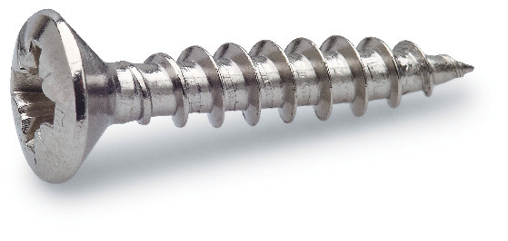 VVS-SKRUV POLERAD ROSTFRI A2 - FAST