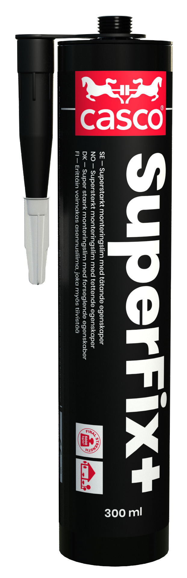 MONTERINGSLIM SUPERFIX+ CASCO WHITE 300 ML - Casco