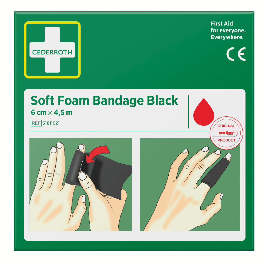 SOFT FOAM BANDAGE 6CM X 4,5 M - Cederroth