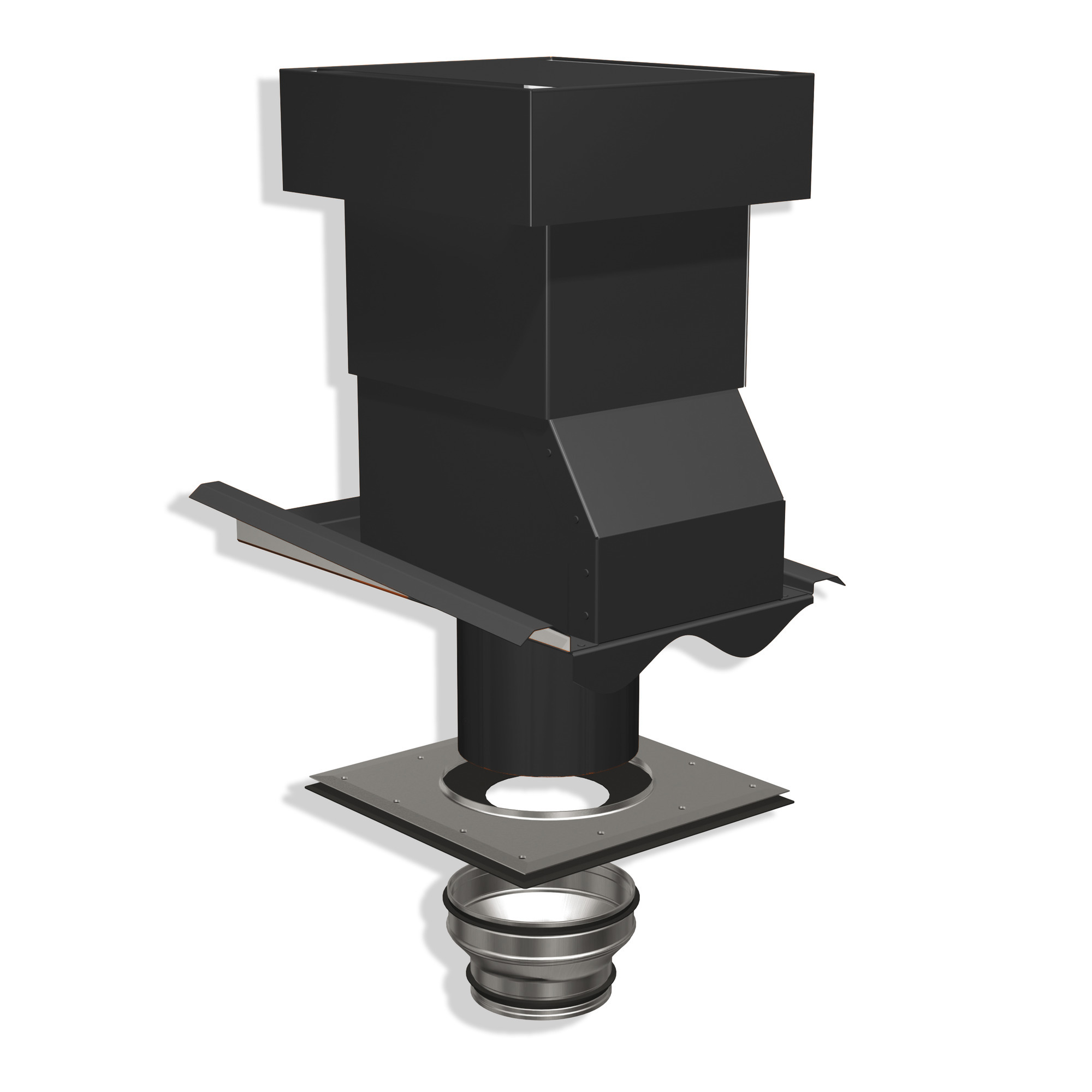 VENTILATIONSHUV 2-KUPIG ISOLERAD 1-KANAL 160/125 - Benders