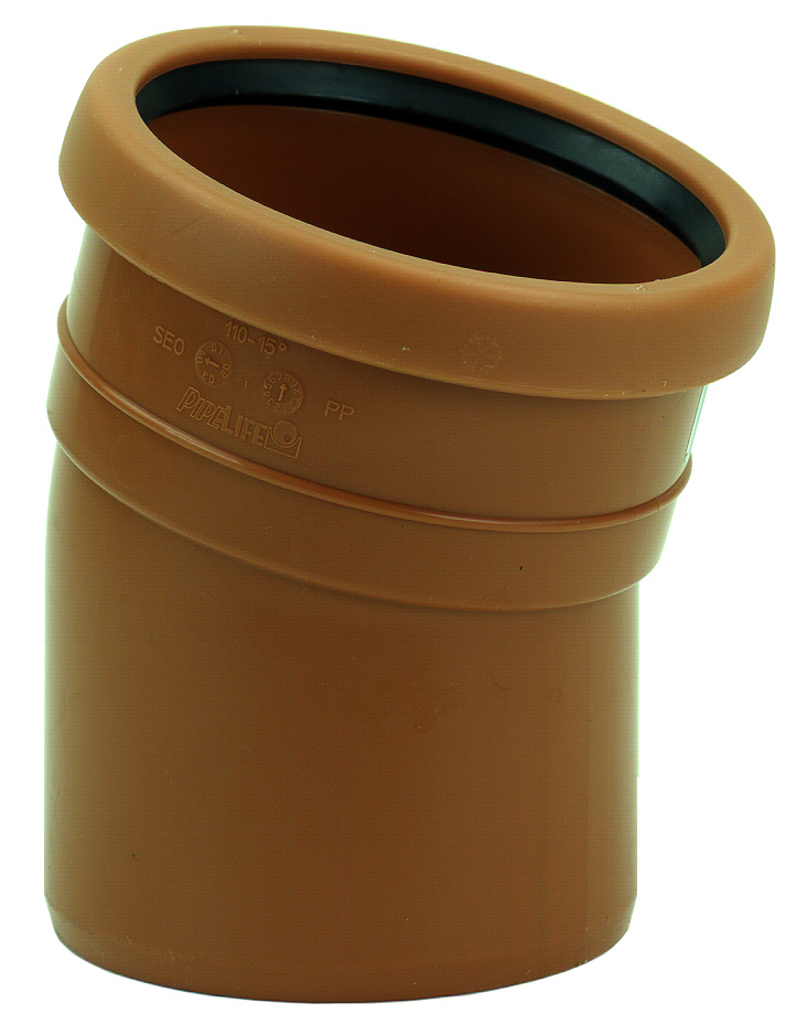 MARKAVLOPPSBÖJAR PP 15° 1 MUFF - PIPELIFE