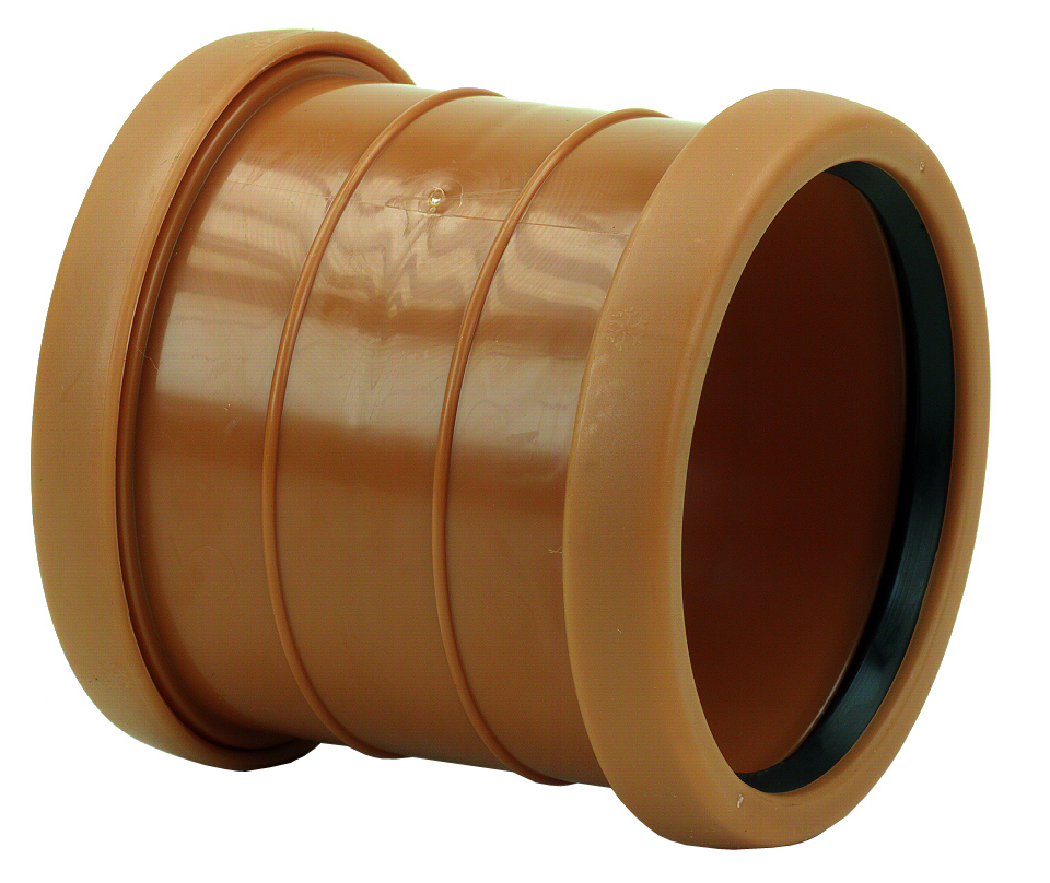 MARKAVLOPPSMUFFAR MED KANT PP DUBBELMUFF - PIPELIFE