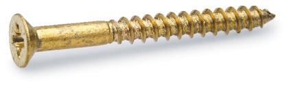 TRÄSKRUV TFX 4,0X30 MÄSSING
