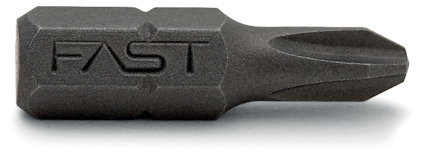 BITS PH2 25MM RED 3-P FAST