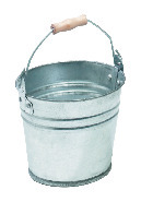 HINK AV ZINK MED TRÄHANDTAG - Nyby