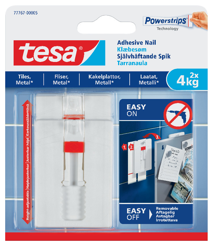 SJÄLVHÄFTANDE SPIK JUSTBARA - Tesa