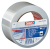 Transparent tejprulle med etikett märkt "tesa Professional Transparent PE-Repairing Tape", med text och illustrationer på etiketten.