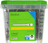 Plastförpackning med 250 golvskruv, dimension 3,9x42 mm, varumärke ESSVE.
