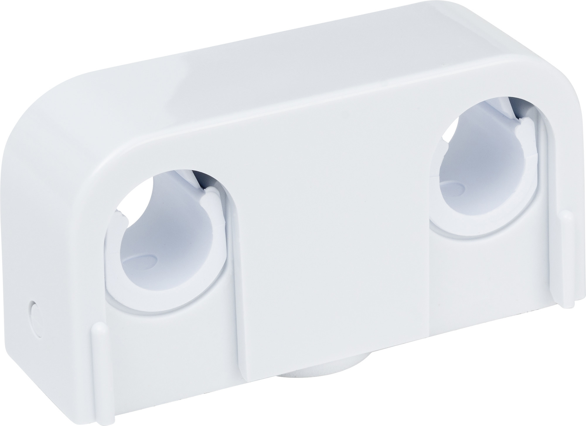 RÖRKLÄMMA AV PLAST 10-16 MM DUBBEL SNAP C/C 40 MM INKL TÄTNINGSBRICKA - Gelia