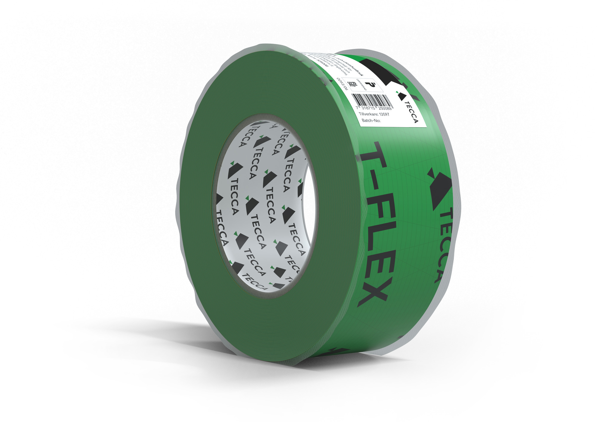 TÄTNINGSTEJP T-FLEX, SLITSAD 60 MM X 25 M, 5 RL/IFP - TECCA