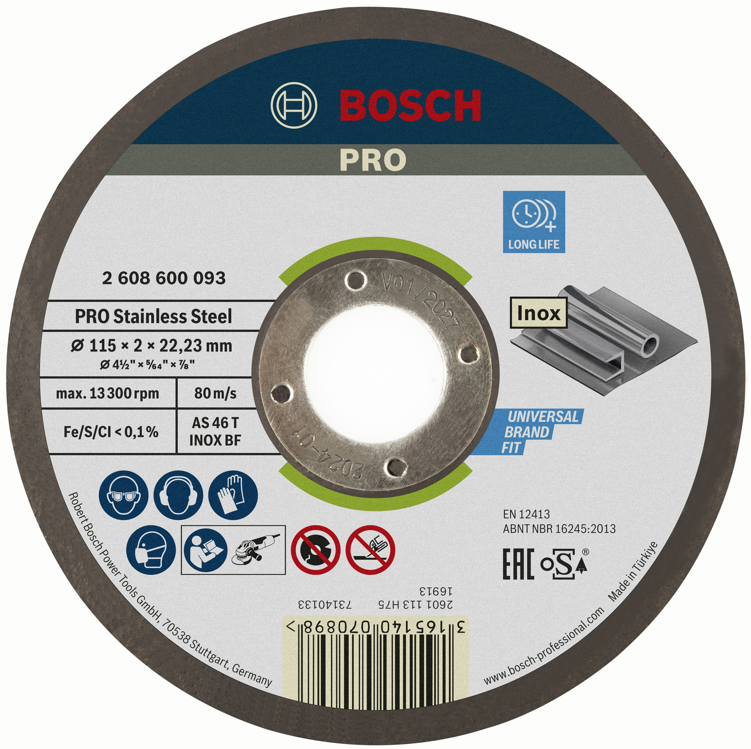 KAPSKIVA BOSCH EXPERT FOR INOX - Bosch