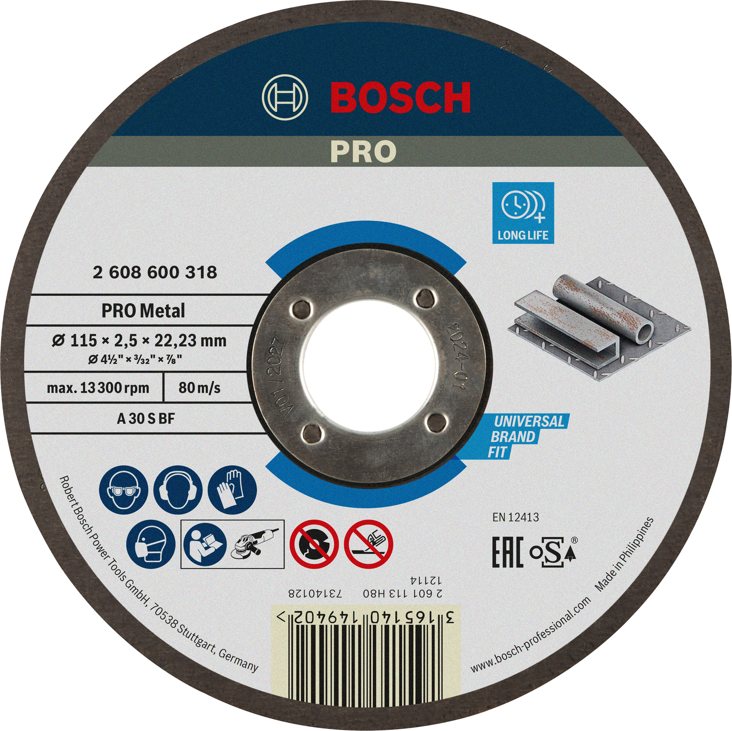 KAPSKIVA BOSCH EXPORT FOR METAL - Bosch