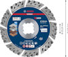 Diamantkapskiva från Bosch Expert, 125 mm diameter, för X-Lock-systemet, med teknologier: Diamond Technology och Multi-Material.
