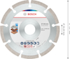 Rund sågklinga med Bosch-logga, 125 mm i diameter, max 12500 rpm, 80 m/s, för olika material.
